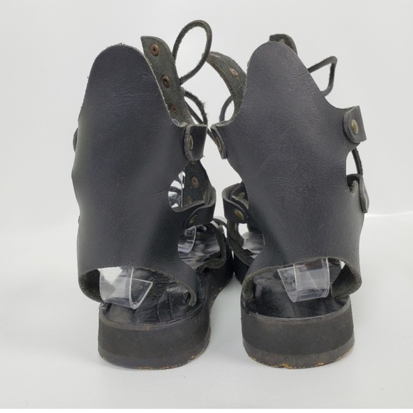 ARMY NAVY French Surplus Leather Combat Sandals - Picture 6 of 10